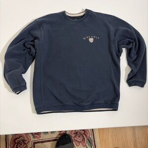 Vintage Nike Golf Crewneck Men’s Large Navy Y2K Embroidered Shield